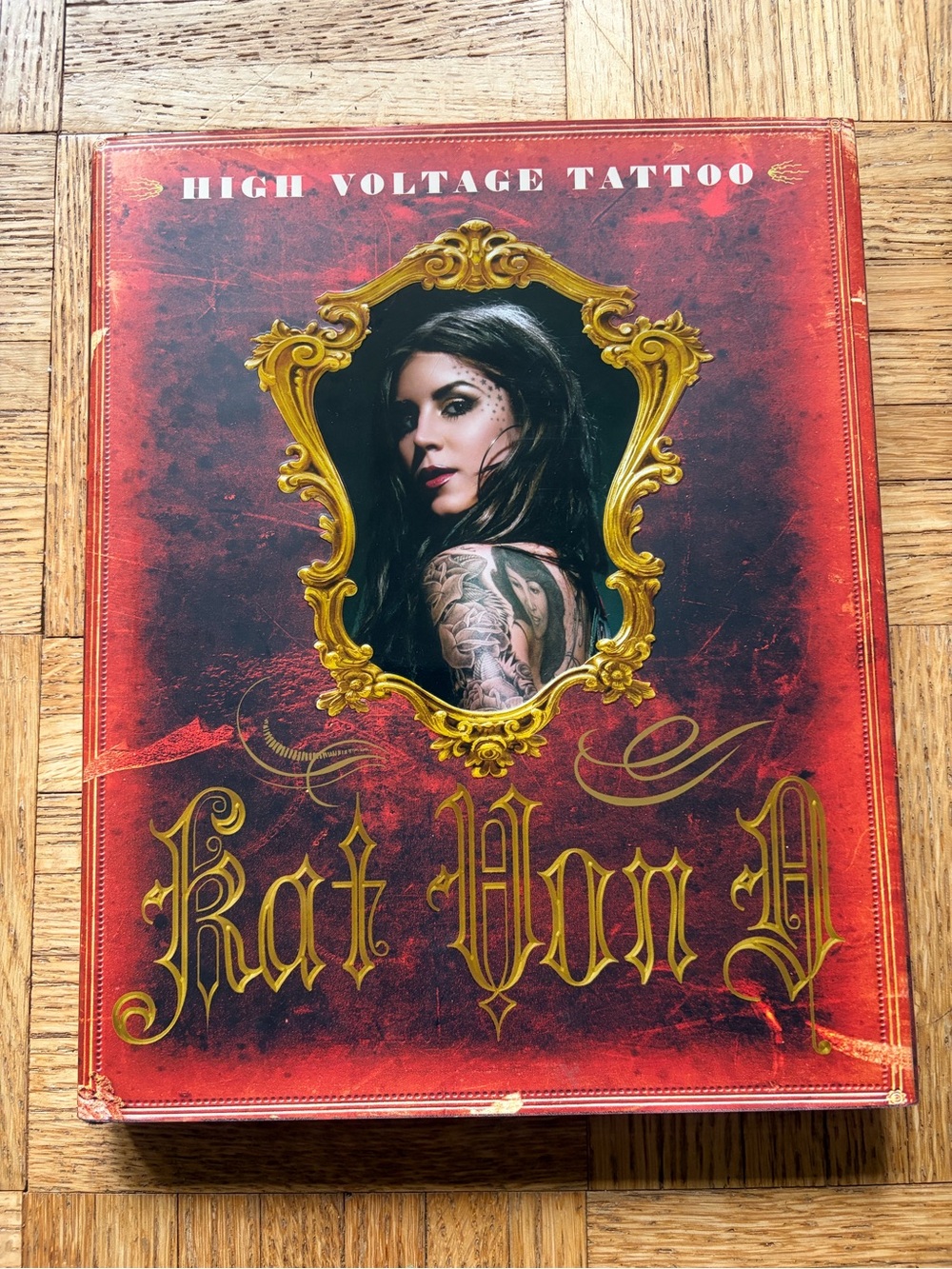 Kat Von D High Voltage Tattoo Hard Cover Book